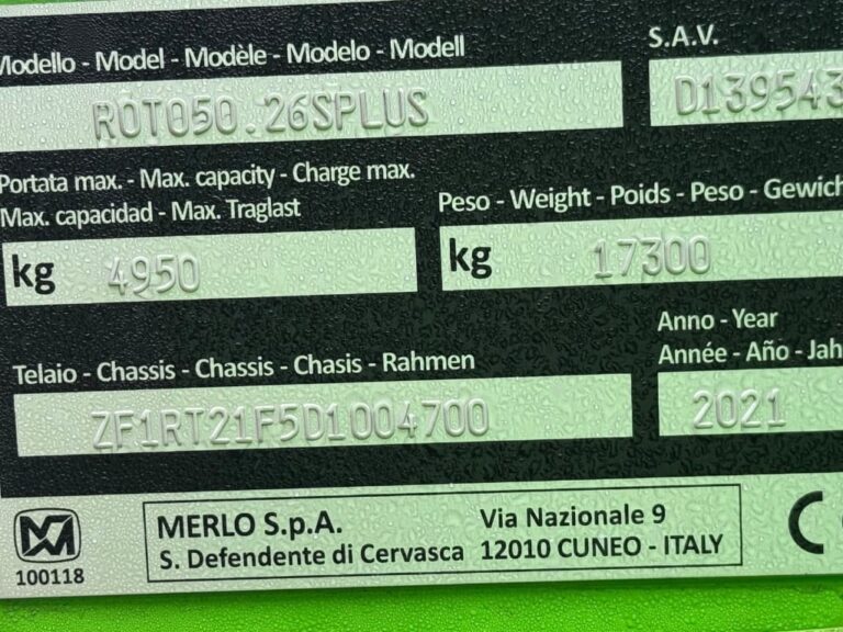 Merlo Roto 50.26 S Plus