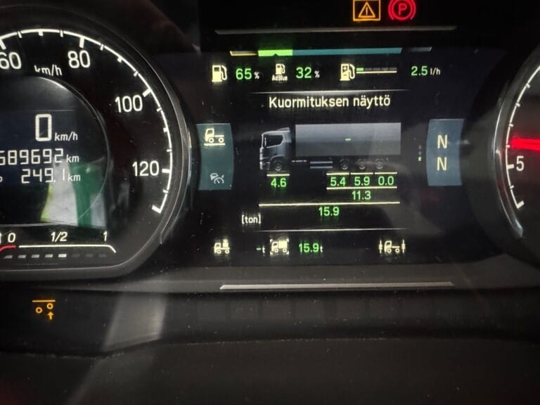 Scania P 500 8x4/4 tridem, vaijeriauto Euro-6