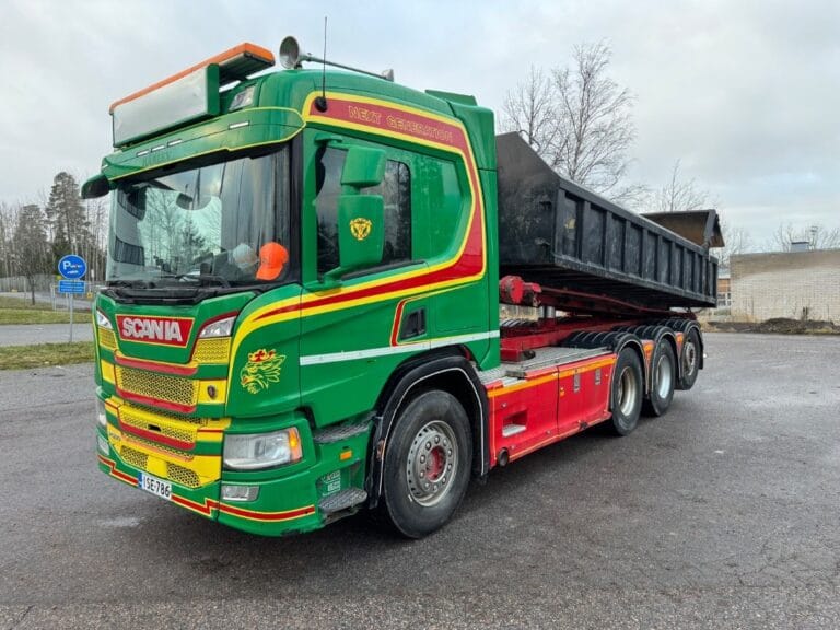 Scania P 500 8x4/4 tridem, vaijeriauto Euro-6