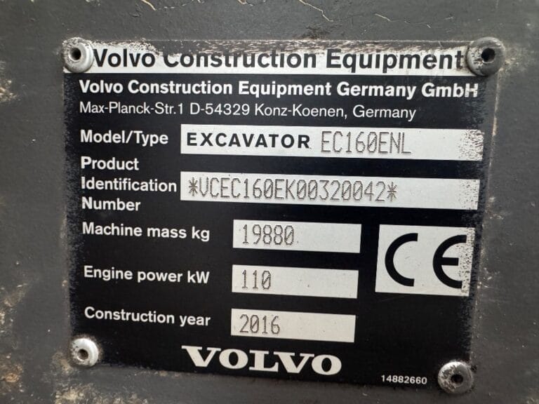 Volvo EC 160 E NL