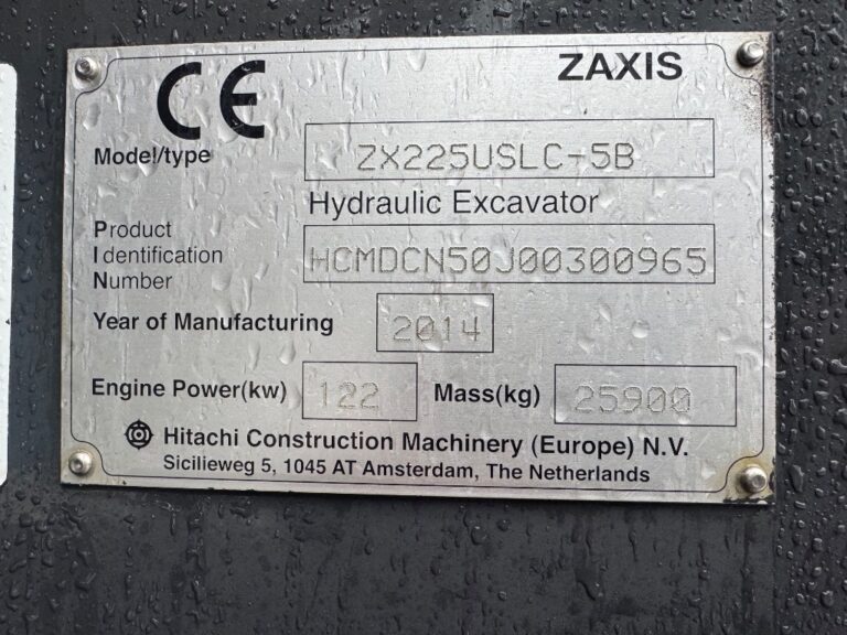 Hitachi ZX 225 US LC-5 B