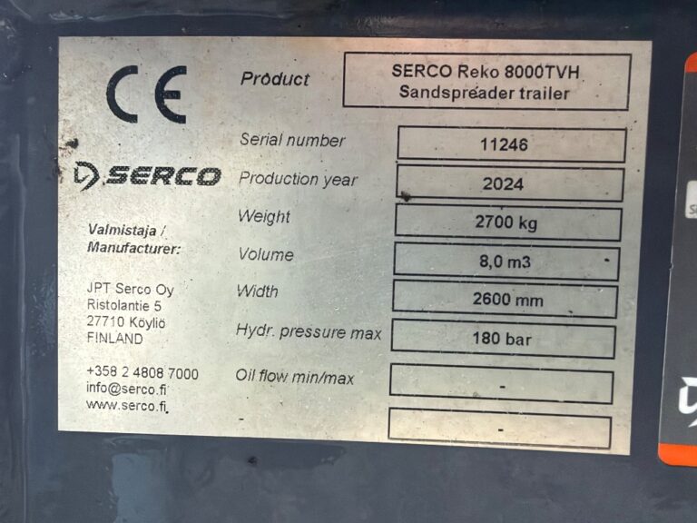[Other] Serco Reko 8000 TVH